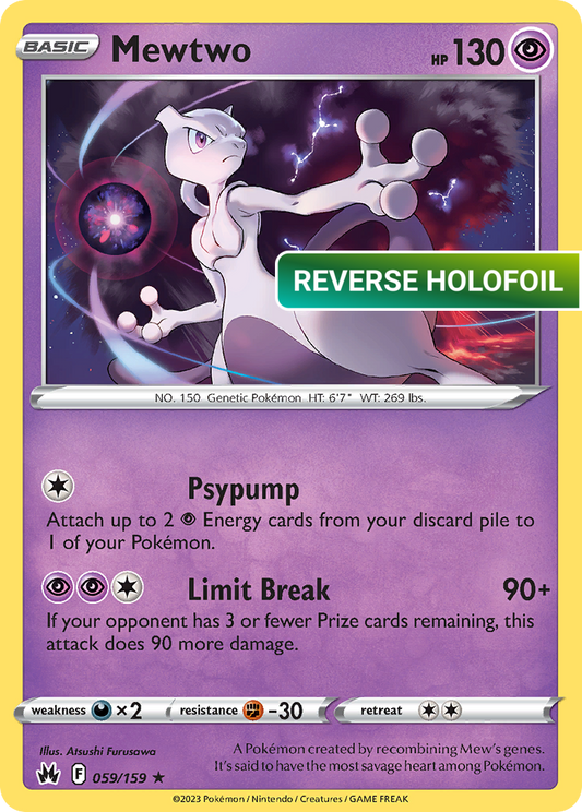 Mewtwo (CRZ) #059 [EN/R] s/o