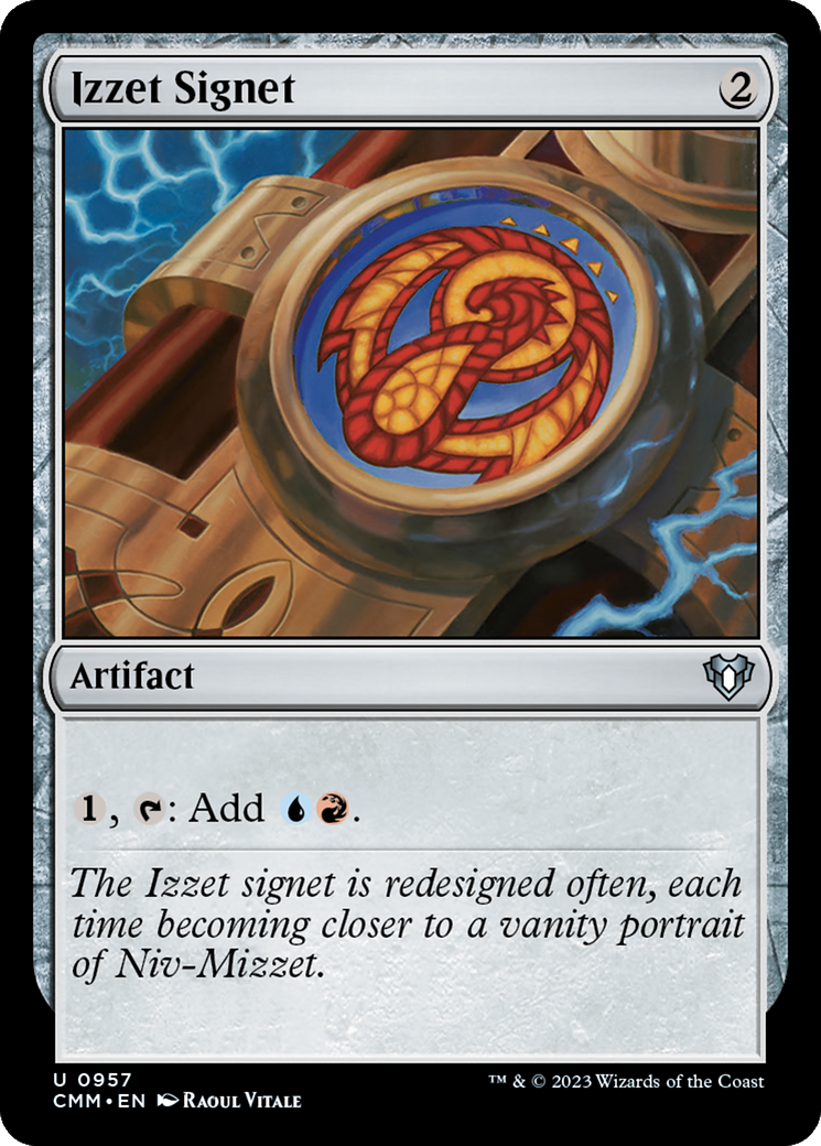 Izzet Signet (CMM) #957 [EN/N] s/o