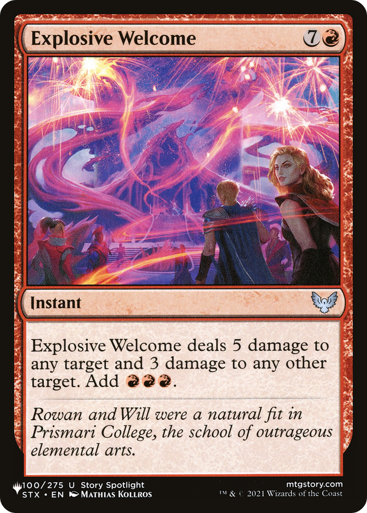 Explosive Welcome (PLST) #STX-100 [EN/N] s/o