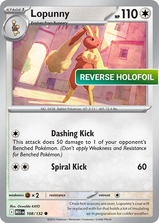 Lopunny (MEG) #108 [EN/R] s/o