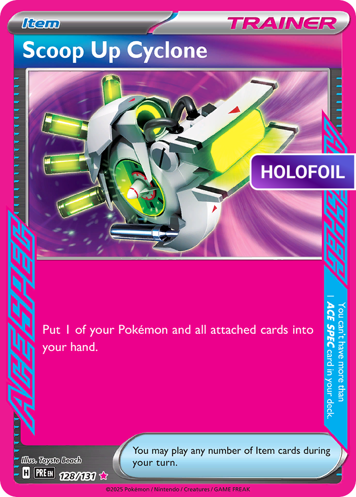 Scoop Up Cyclone (PRE) #128 [EN/H] s/o