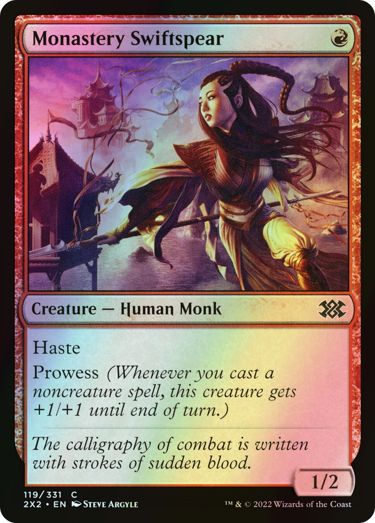 Monastery Swiftspear (2X2) #119 [EN/F] s/o