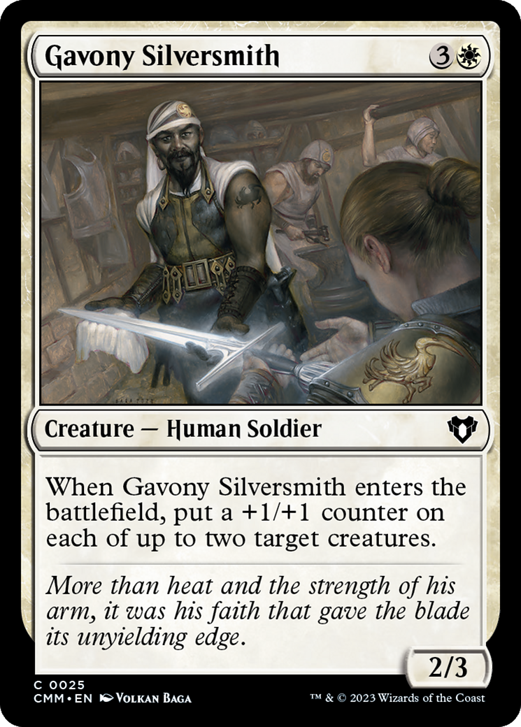Gavony Silversmith (CMM) #25 [EN/N]