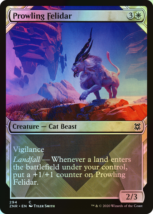 Prowling Felidar (ZNR) #294 [EN/F]