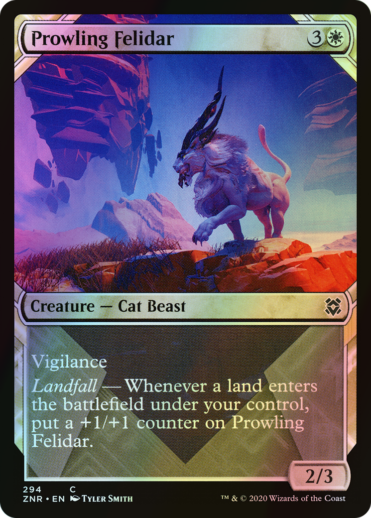 Prowling Felidar (ZNR) #294 [EN/F]