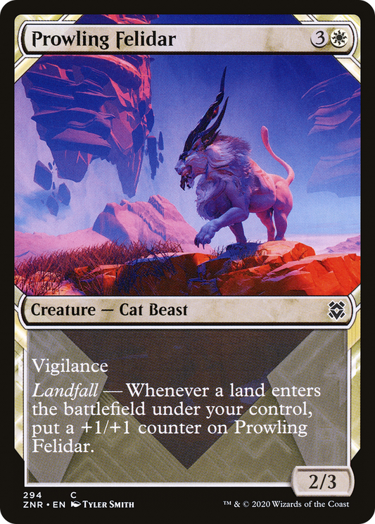 Prowling Felidar (ZNR) #294 [EN/N]