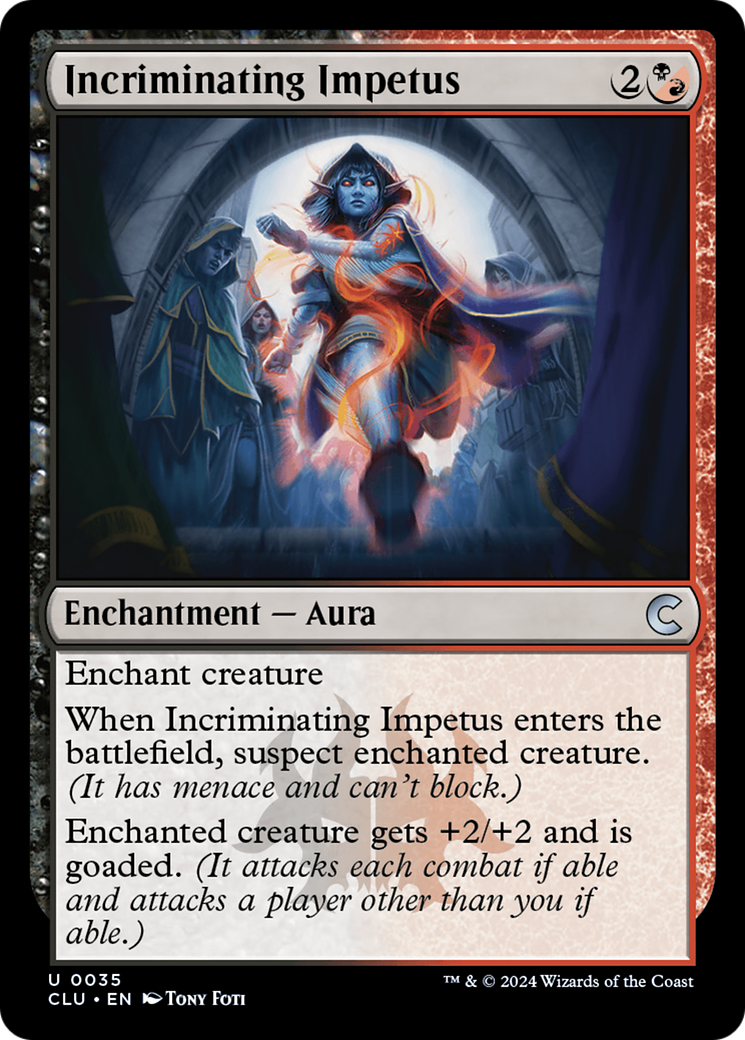 Incriminating Impetus (CLU) #35 [EN/N] s/o