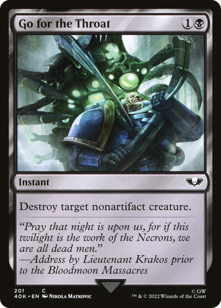 Go for the Throat (40K) #201 [EN/N]