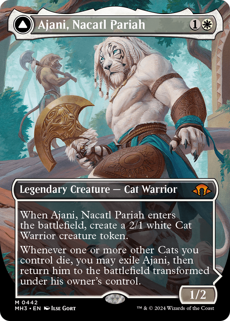 Ajani, Nacatl Pariah // Ajani, Nacatl Avenger (MH3) #442 [EN/N]