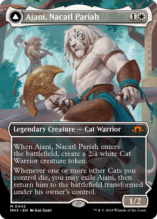Ajani, Nacatl Pariah // Ajani, Nacatl Avenger (MH3) #442 [EN/N] s/o
