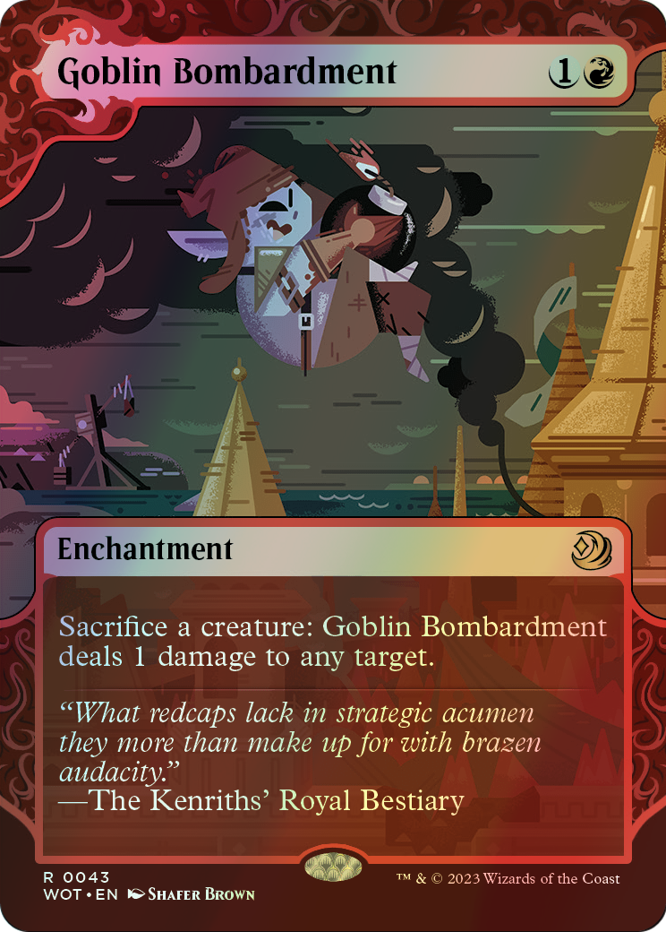 Goblin Bombardment (WOT) #43 [EN/F] s/o
