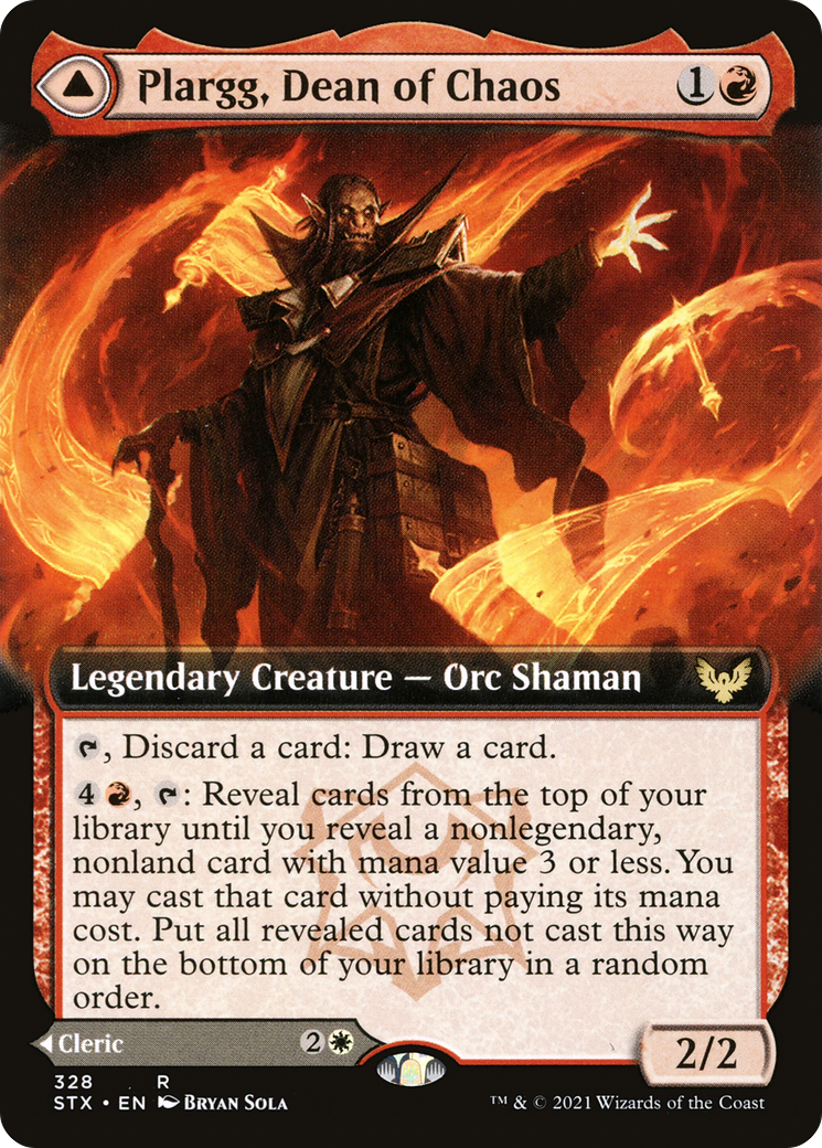 Plargg, Dean of Chaos // Augusta, Dean of Order (STX) #328 [EN/N] s/o