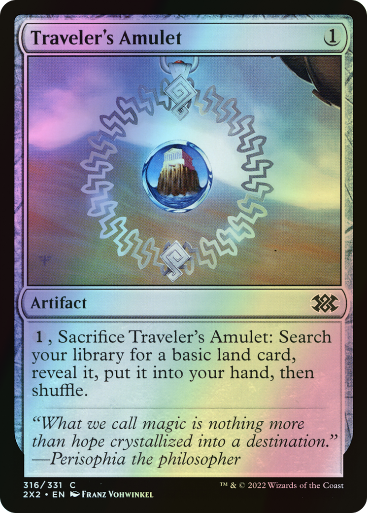 Traveler's Amulet (2X2) #316 [EN/F]