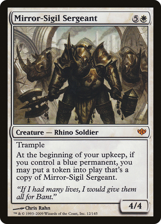 Mirror-Sigil Sergeant (CON) #12 [EN/N] s/o