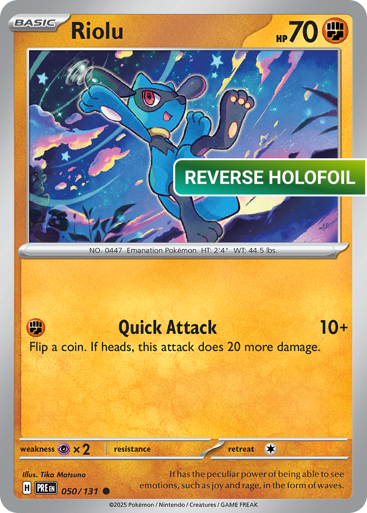 Riolu (PRE) #50 [EN/R]