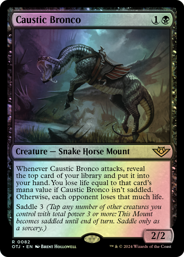 Caustic Bronco (OTJ) #82 [EN/F] s/o