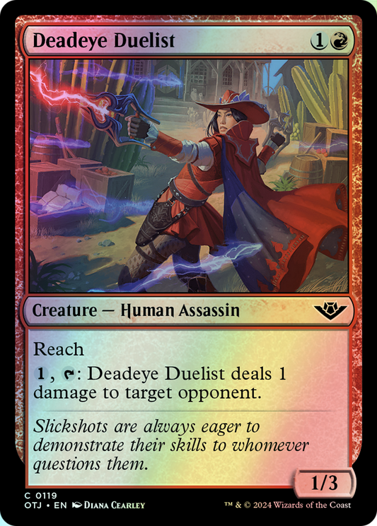 Deadeye Duelist (OTJ) #119 [EN/F] s/o