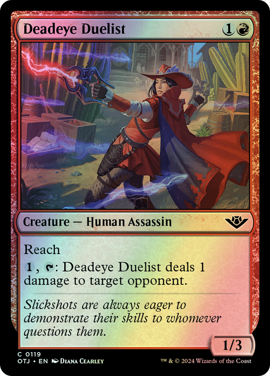 Deadeye Duelist (OTJ) #119 [EN/F] s/o