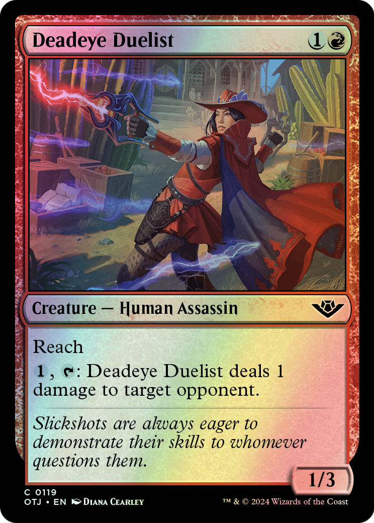Deadeye Duelist (OTJ) #119 [EN/F] s/o