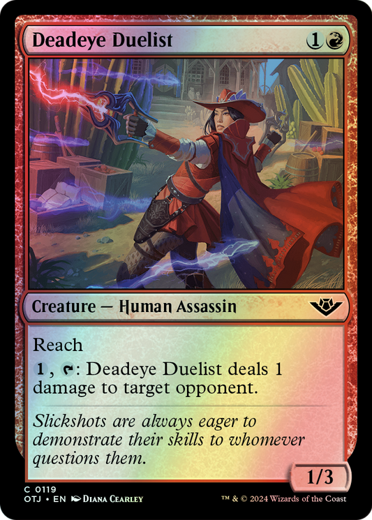 Deadeye Duelist (OTJ) #119 [EN/F] s/o