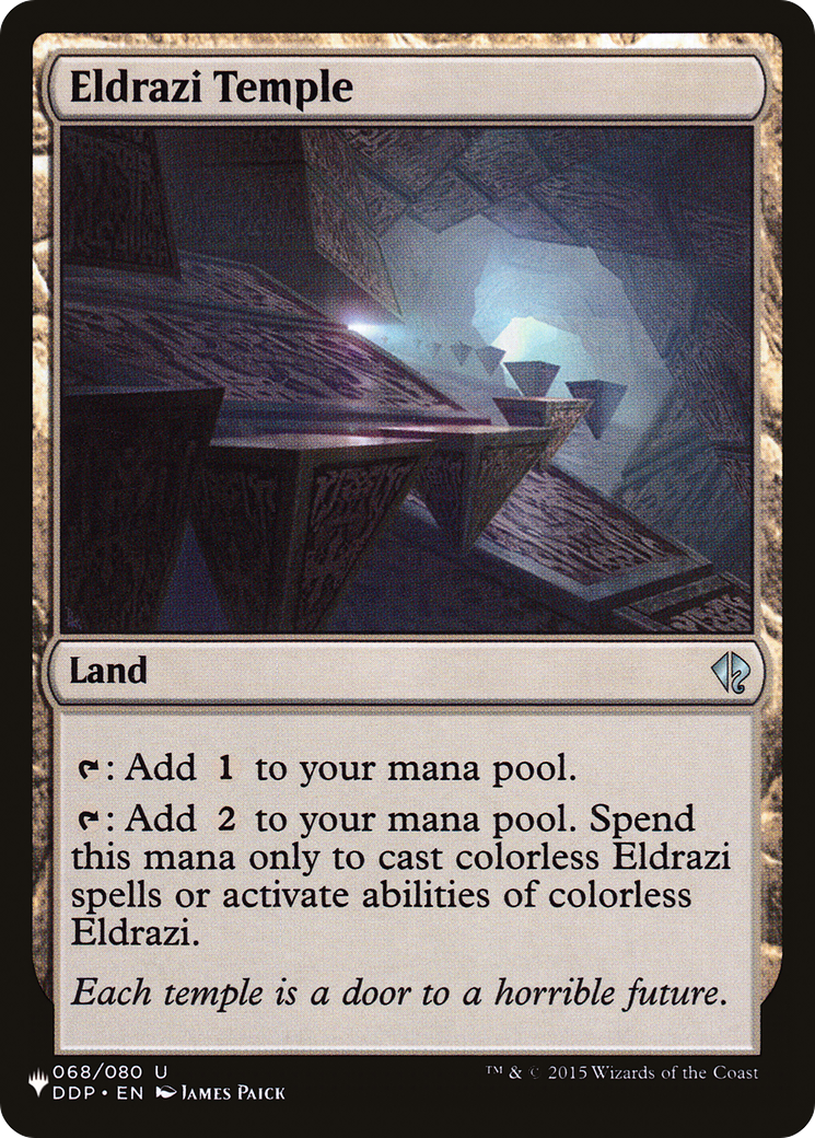 Eldrazi Temple (PLST) #DDP-68 [EN/N] s/o