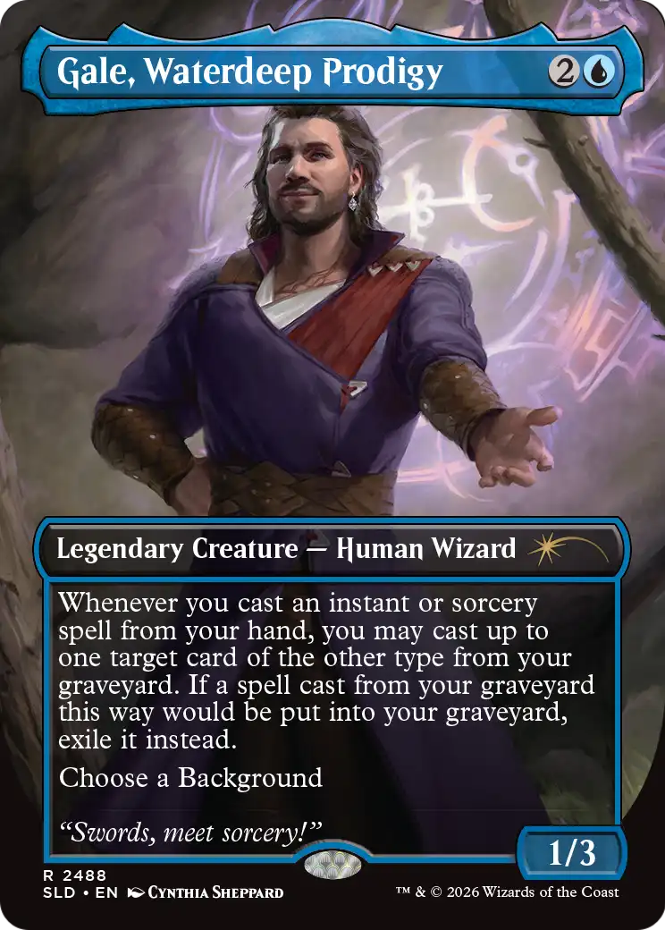 Gale, Waterdeep Prodigy (SLD) #2488 [EN/N]