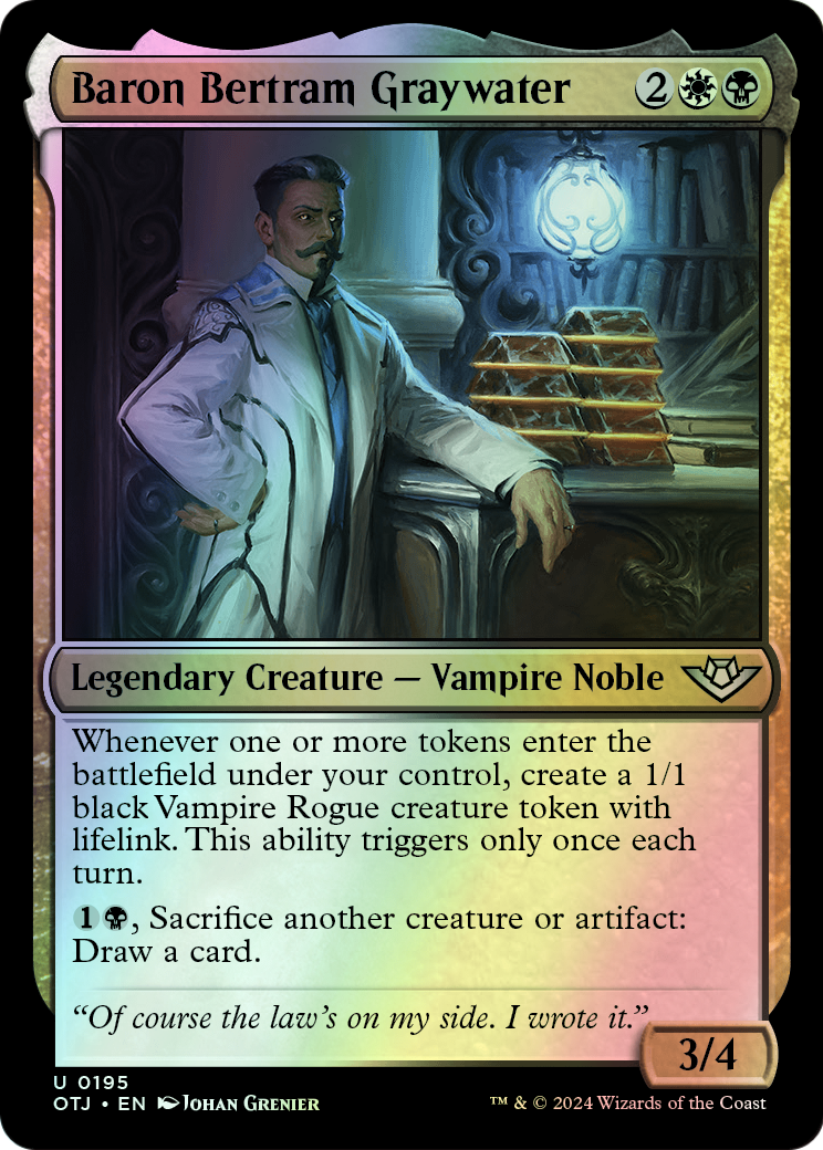 Baron Bertram Graywater (OTJ) #195 [EN/F] s/o