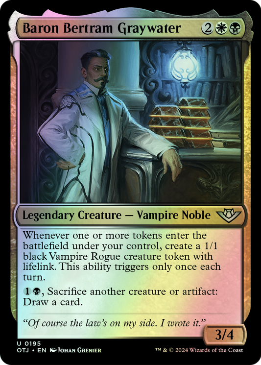 Baron Bertram Graywater (OTJ) #195 [EN/F] s/o