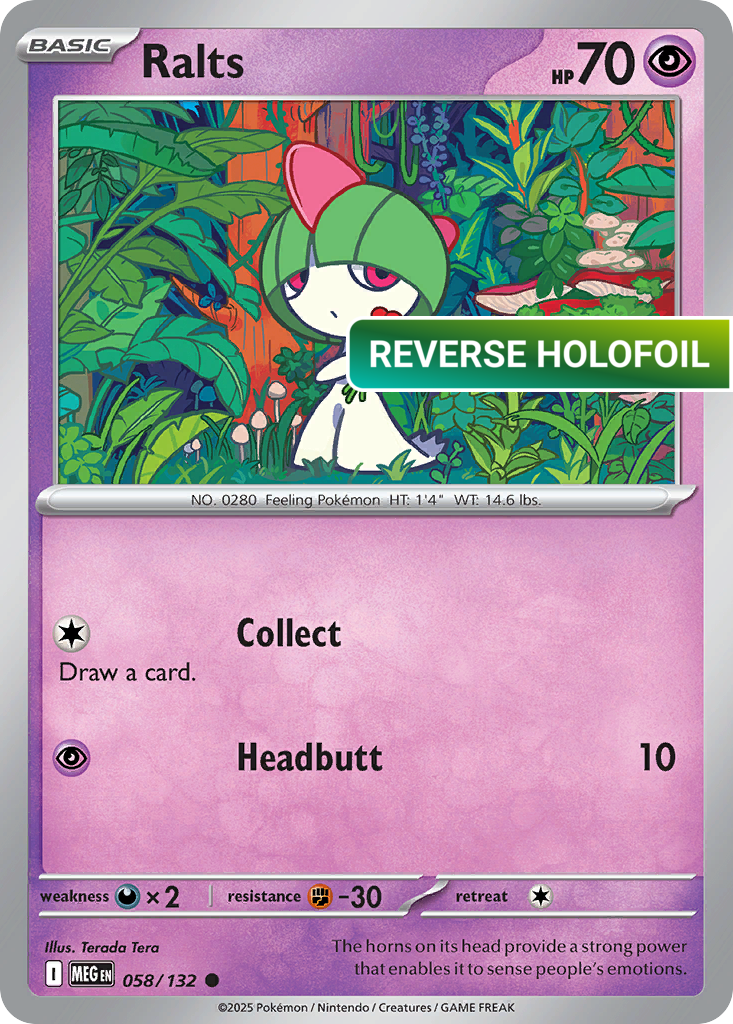 Ralts (MEG) #58 [EN/R] s/o
