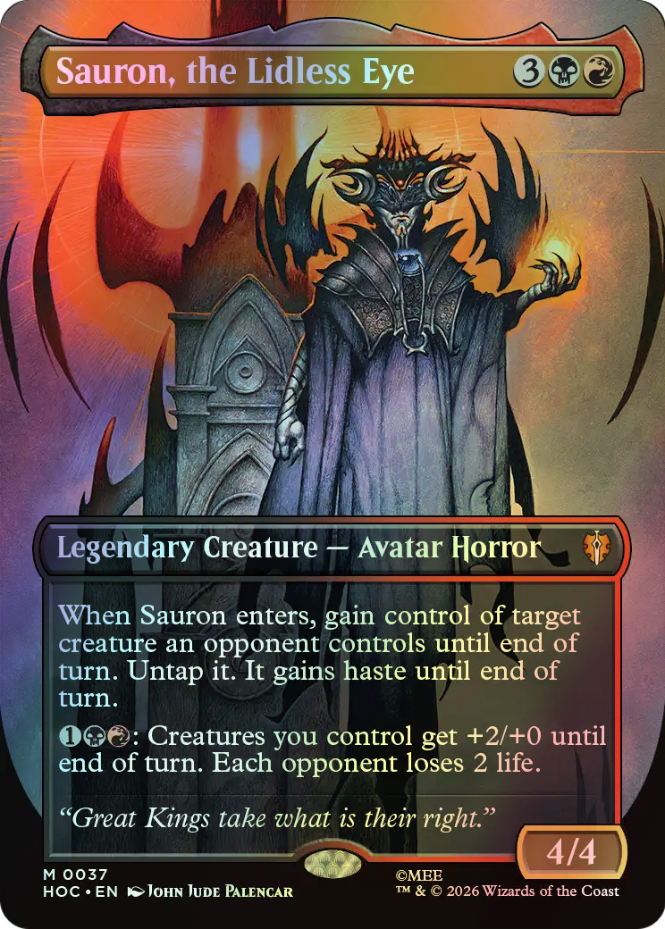 Sauron, the Lidless Eye (HOC) #37 [EN/F]