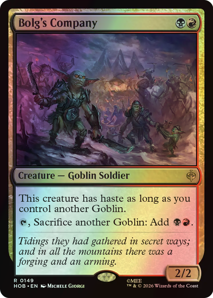 Bolg's Company (HOB) #149 [EN/F]