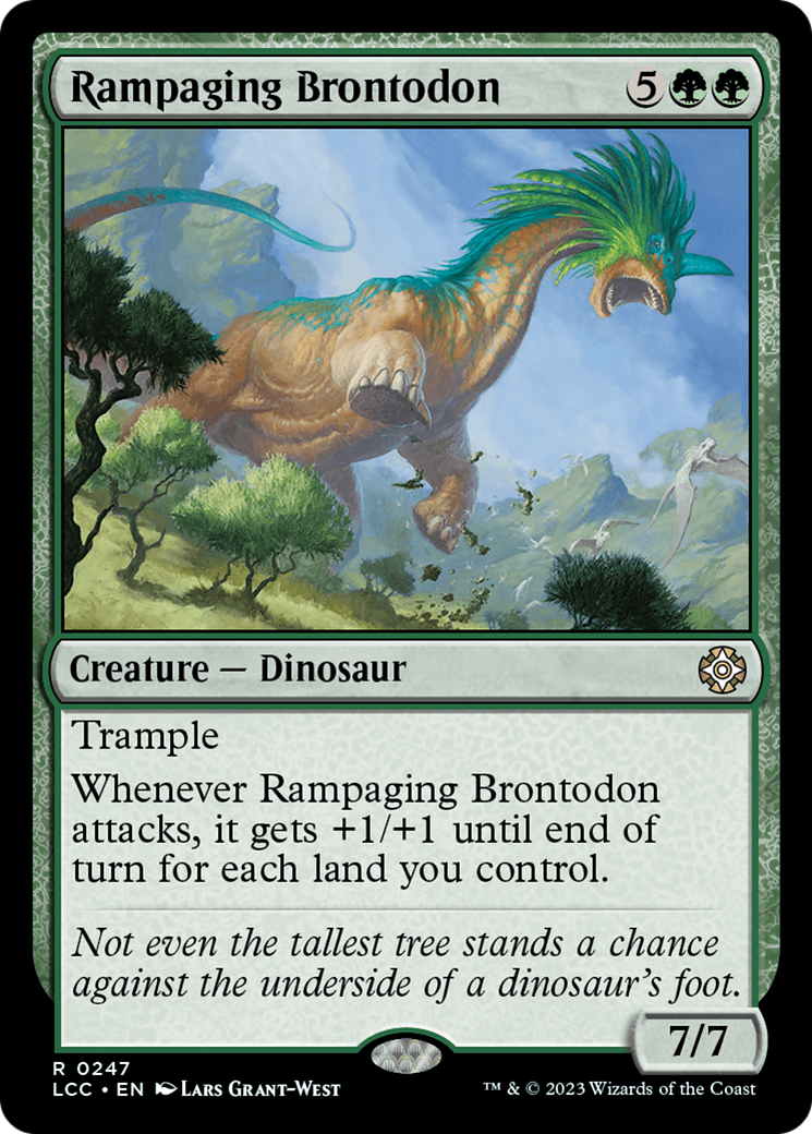 Rampaging Brontodon (LCC) #247 [EN/N]