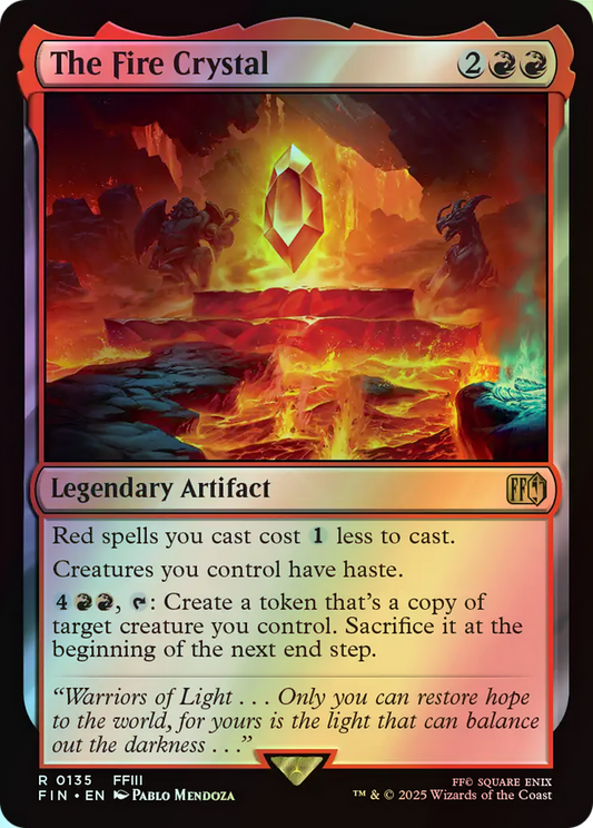 The Fire Crystal (FIN) #135 [EN/F] s/o