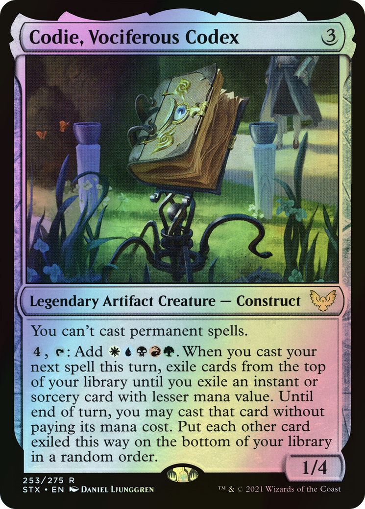 Codie, Vociferous Codex (STX) #253 [EN/F]