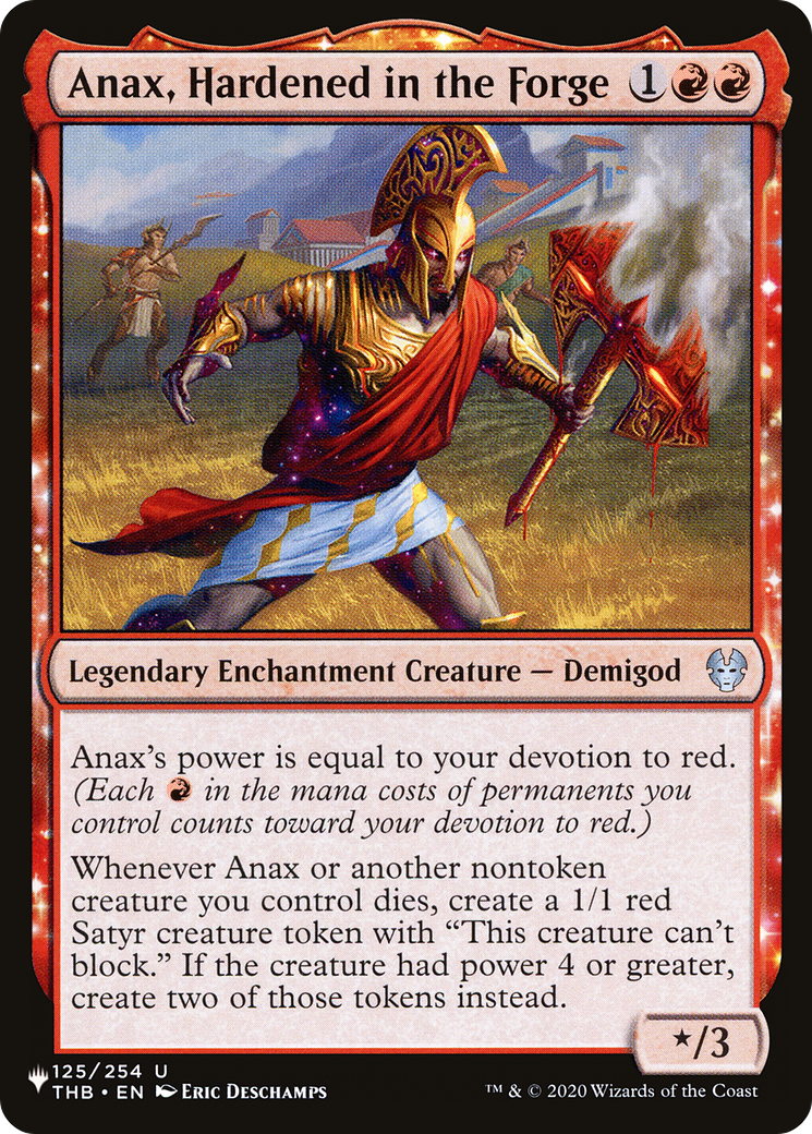 Anax, Hardened in the Forge (PLST) #THB-125 [EN/N] s/o