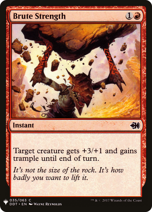 Brute Strength (PLST) #DDT-35 [EN/N] s/o