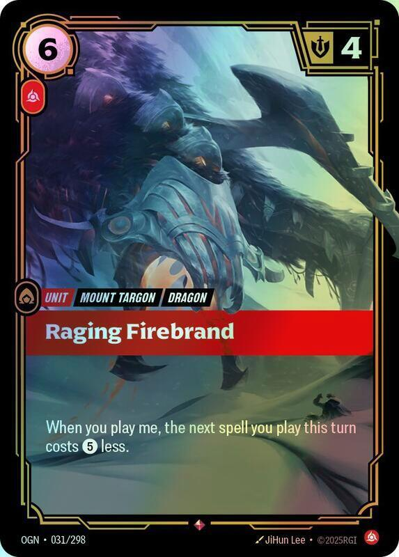 Raging Firebrand (OGN) #031 [EN/F]