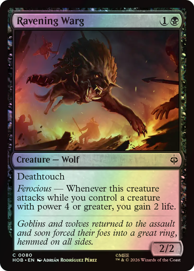 Ravening Warg (HOB) #80 [EN/F]