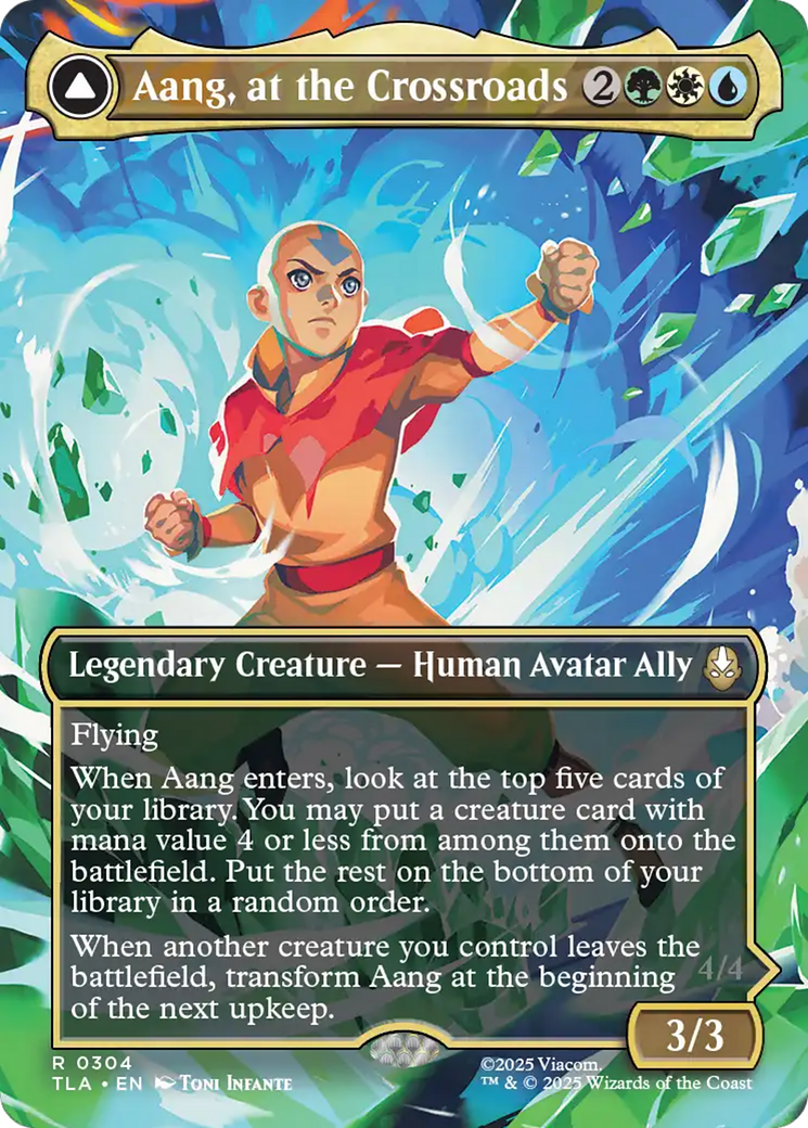 Aang, at the Crossroads // Aang, Destined Savior (TLA) #304 [EN/N] s/o