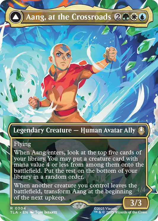 Aang, at the Crossroads // Aang, Destined Savior (TLA) #304 [EN/N] s/o