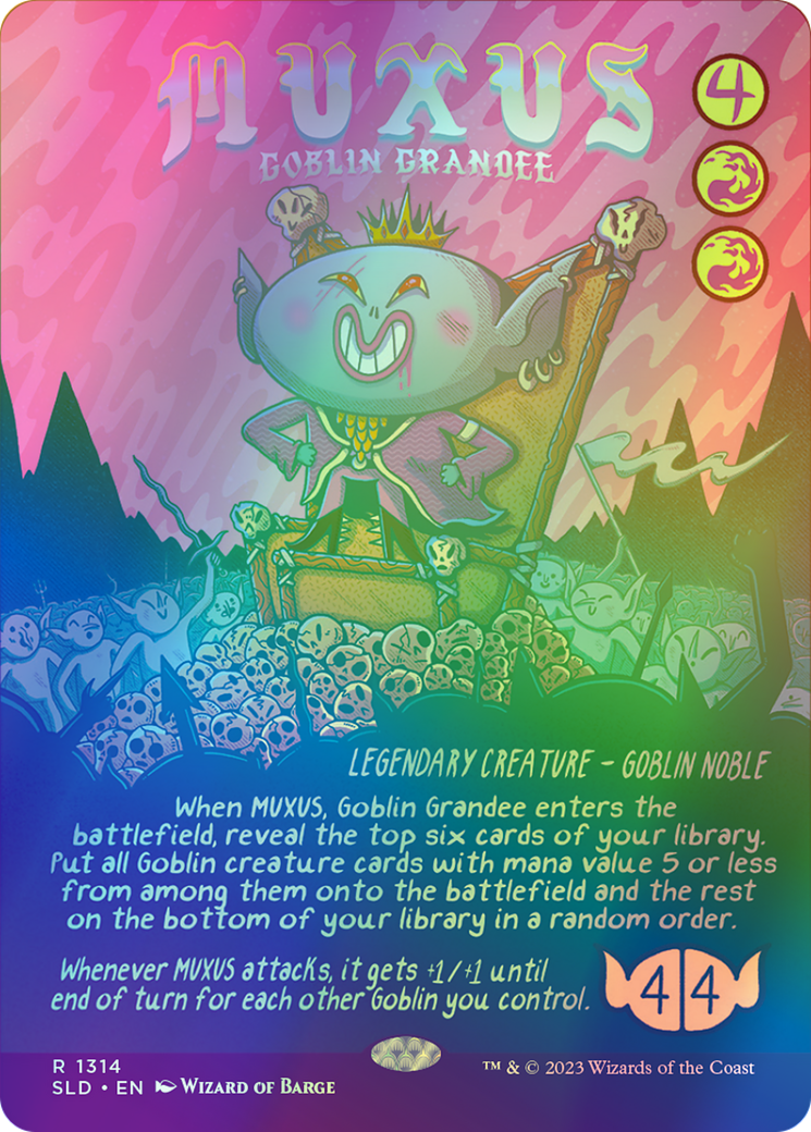 Muxus, Goblin Grandee - Rainbow Foil (SLD) #1314★ [EN/F]