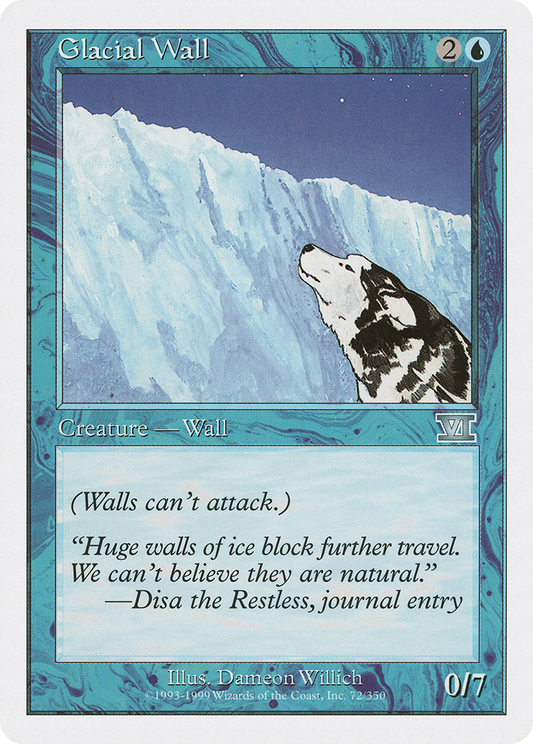 Glacial Wall (6ED) #72 [EN/N]