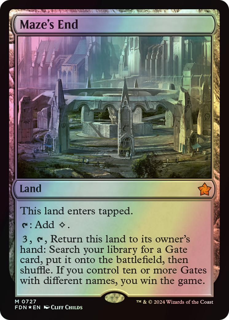 Maze's End (FDN) #727 [EN/F] s/o