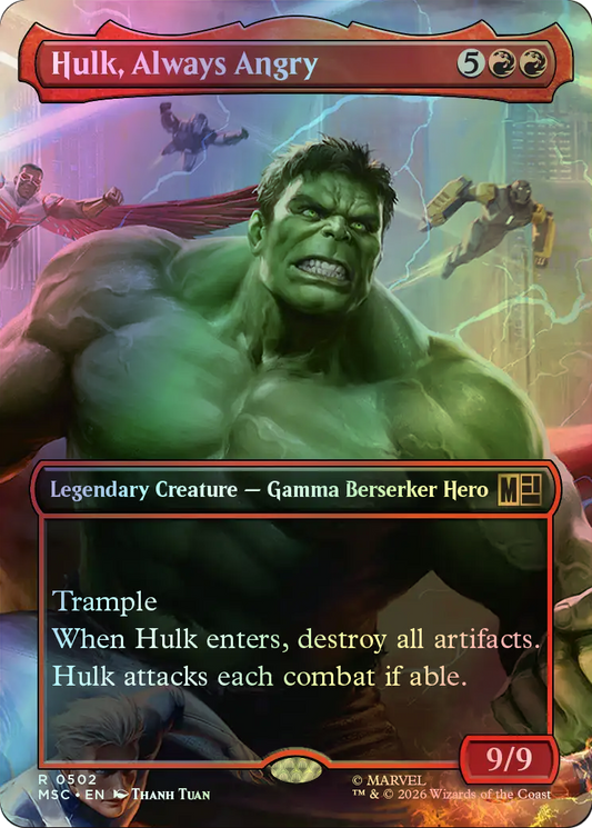 Hulk, Always Angry (MSC) #502 [EN/F]