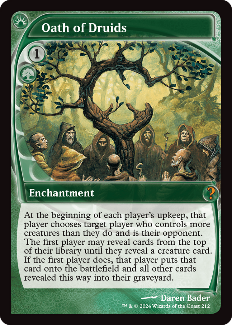 Oath of Druids (MB2) #212 [EN/N]