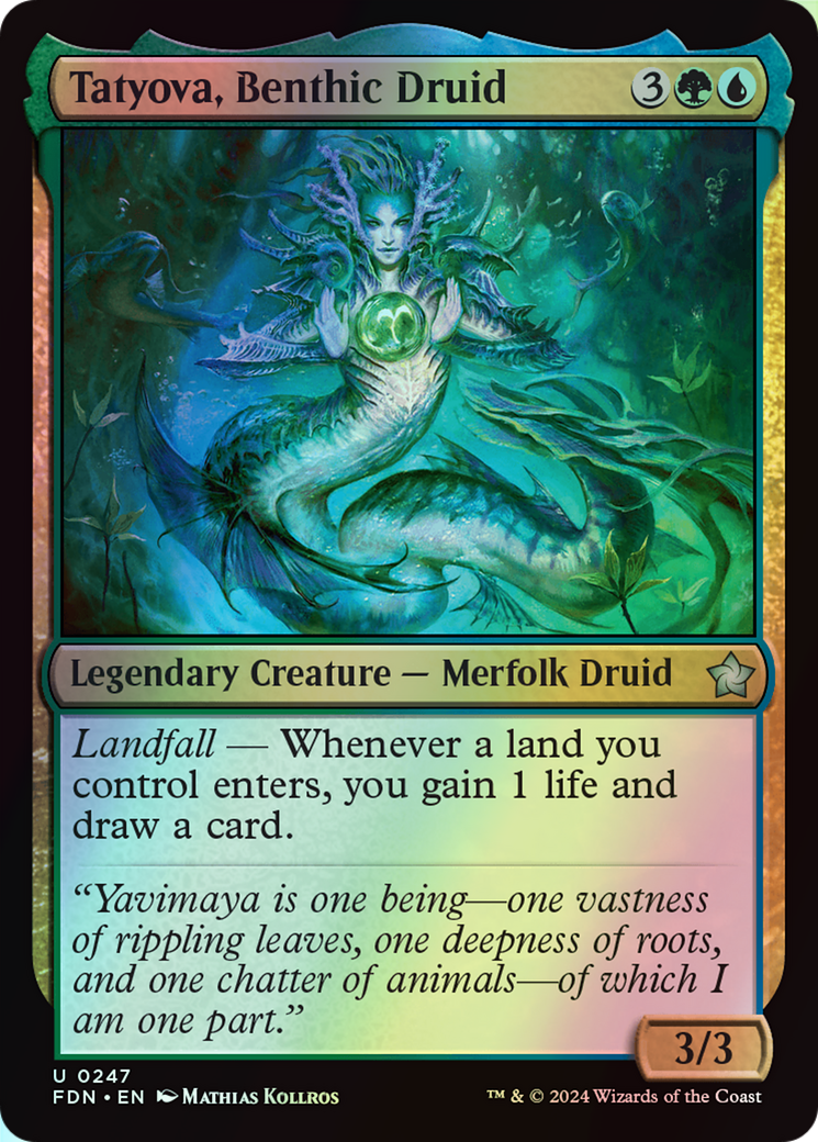 Tatyova, Benthic Druid (FDN) #247 [EN/F]
