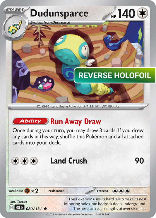 Dudunsparce (PRE) #80 [EN/R] s/o