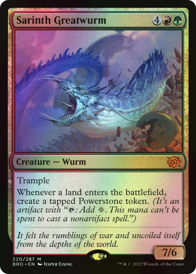 Sarinth Greatwurm (BRO) #220 [EN/F] s/o