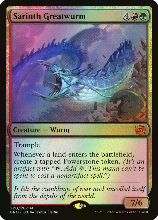 Sarinth Greatwurm (BRO) #220 [EN/F] s/o