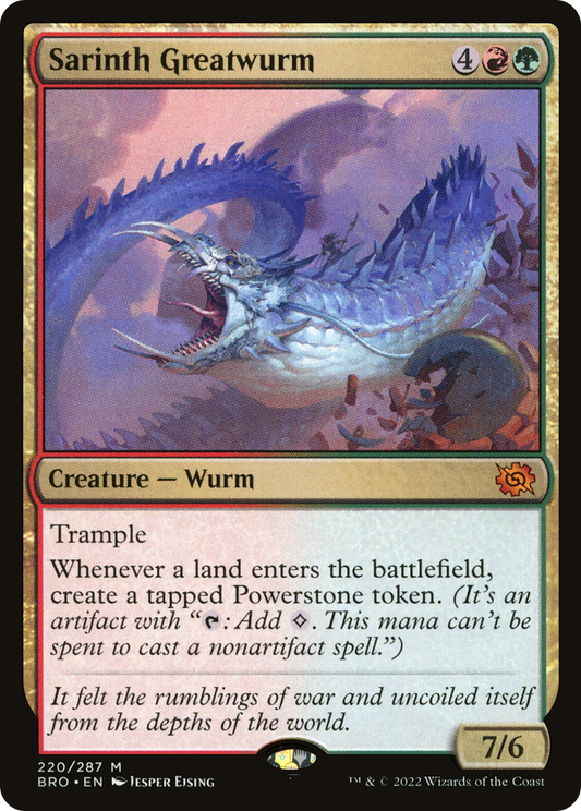 Sarinth Greatwurm (BRO) #220 [EN/N]